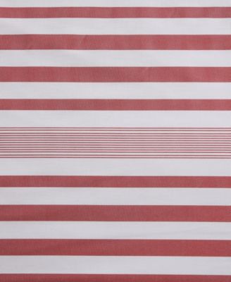 Mandalay Beach Stripe Cotton Reversible 3-Pc. Duvet Cover Set, King