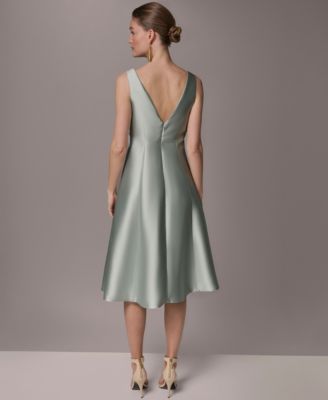 Women's A-Line Midi Dress with Hot Fix Detail