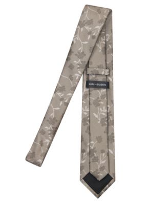 Men's Tonal Floral Slim Tie