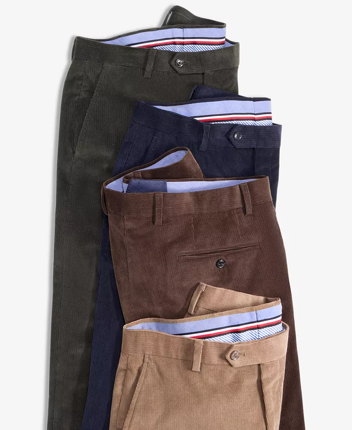 Men's Modern-Fit Solid Corduroy Pants - thumbnail 6