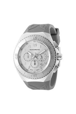 Men's TM-225001 Manta Quartz VD53 Silver Dial Watch