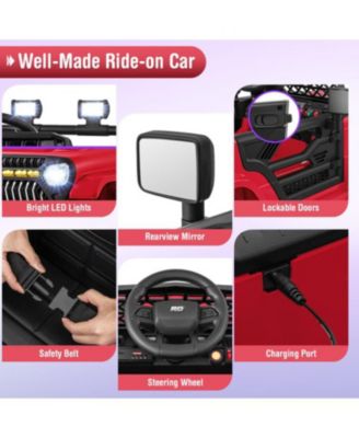 Kids Ride on Truck Car with Parental Remote and Music