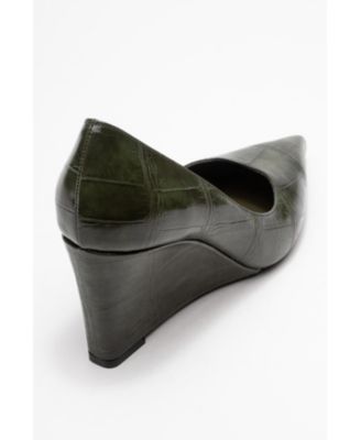 Women's Puera Pointed Toe Wedge Pump