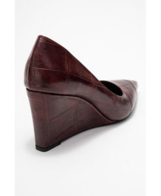Women's Puera Pointed Toe Wedge Pump