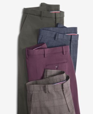 Men's Modern-Fit Stretch Dress Fall Pants