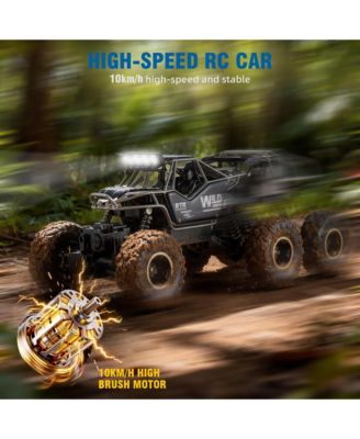 RC Car 1:12 Scale 6WD All-Terrain Monster Truck with 2.4GHz Remote, Waterproof Off-Road Vehicle for Kids and Adults