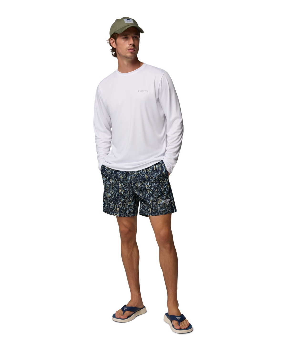Columbia Men's Pfg Rambler Printed Water Short