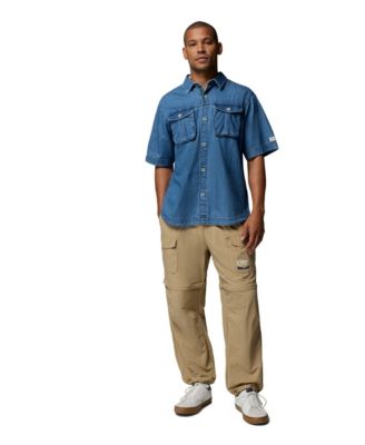 Men's Acker Rock Twill Short-Sleeve Button-Down Shirt