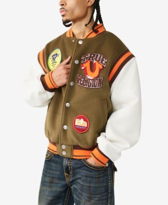 Men's Garden Logo Retro Varsity Jacket