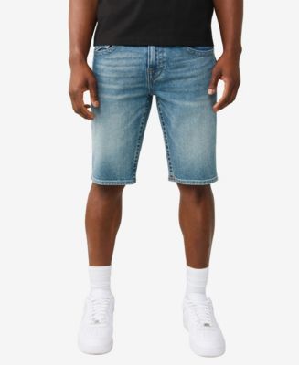 True Religion Men's Straight-Fit Ricky Single Needle Flap Shorts