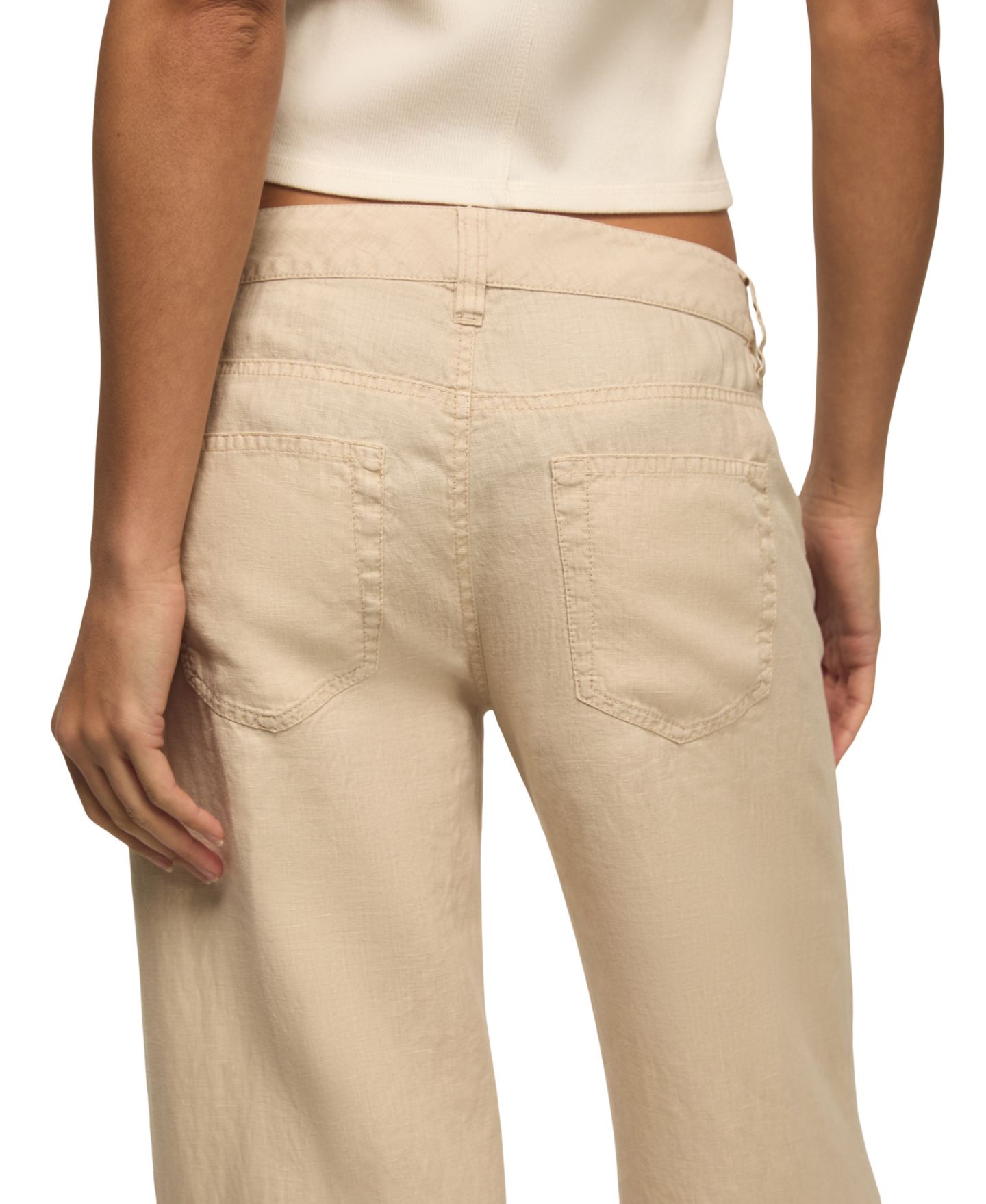 Женские брюки Lucky Brand Baggy Wide-Leg, цвет: Moonstruck — фото 4