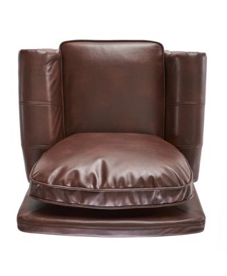 Streamdale Neville PU Recliner: Contemporary, Upholstered Comfort with Rubber Wood Legs