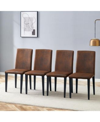 Minimalist Tech Cloth Accent Chair with Sturdy Metal Legs