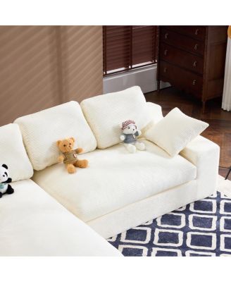 Corduroy Compressed Sofa: Soft, Skin-Friendly, Easy to Move