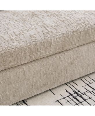 Streamdale  Furniture Modern Casual Chenille Sofa - 83.86" Wide, Deep Seat, Removable Cover