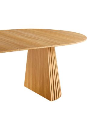 Extendable Mid-Century Modern Pedestal Dining/Coffee Table (6-10 People)