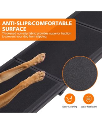Heavy Duty Foldable Dog Ramp for Large Dogs - Non-Slip Pet Ramp, Portable Car Stairs