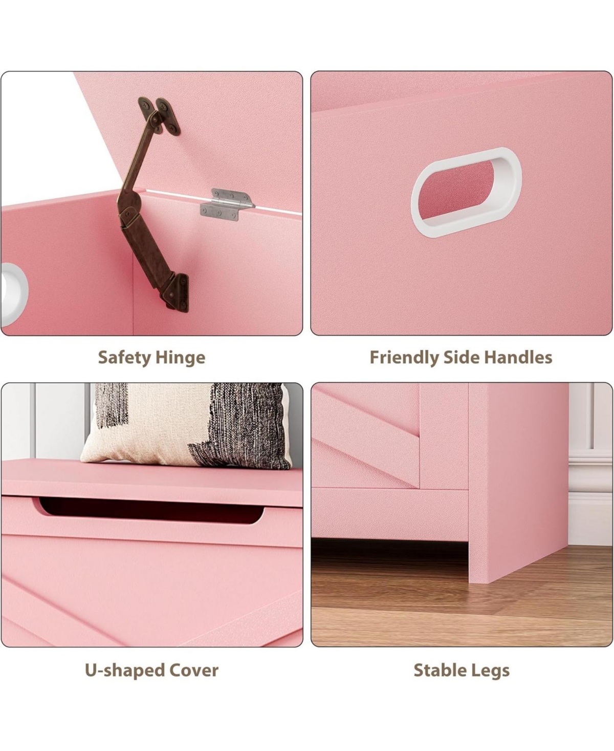 gaomon Farmhouse Wooden Storage Chest
