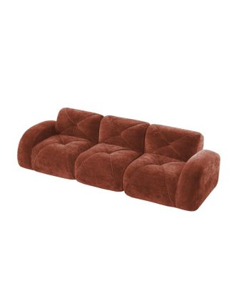 Streamdale Boneless Tufted Velvet Modular Sectional Sofa