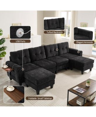  Modern U-shaped Sectional Sofa