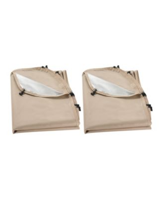 Sun Shade Covers for 6 x 6 Ft Screen House Tent, Pack of 2