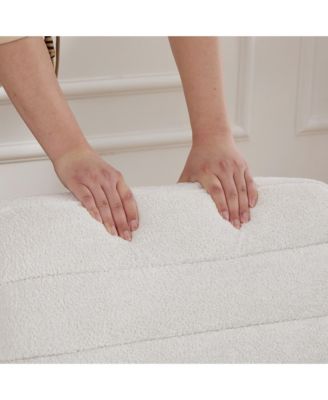 Modern Chenille Accent Chair - Ivory