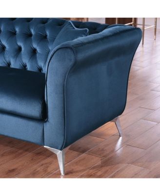 Chesterfield & Stanford Sofas: Tufted, Scroll Arm/Back