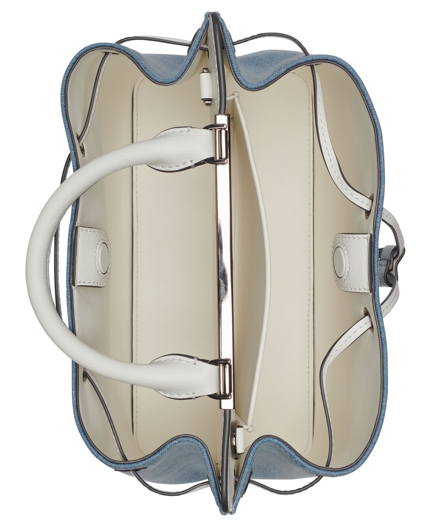 Женская сумка KARL LAGERFELD PARIS Evelina Small Bucket Handbag, цвет: Джинсовый — фото 4