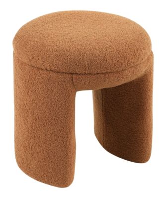 Emery 18" U-Shaped Upholstered Ottoman