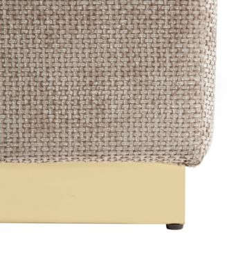 Dashiell 15" Chenille Cube Storage Ottoman