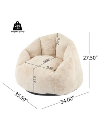 + Armchair-Style Bean Bag + Indoor + Cozy Feature
