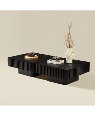 Modern Handcraft Drum Coffee Table