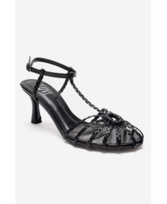 Womens Gerald Woven Strap Stiletto Pump