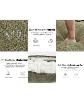 Modern Minimalist Modular Sectional Sofa with Right Facing Chaise