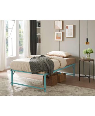 Twin Metal Daybed with Pop-Up Trundle, Sturdy Steel Slat Support Space Saving Guest Bed Frame, Bedroom & Living Room