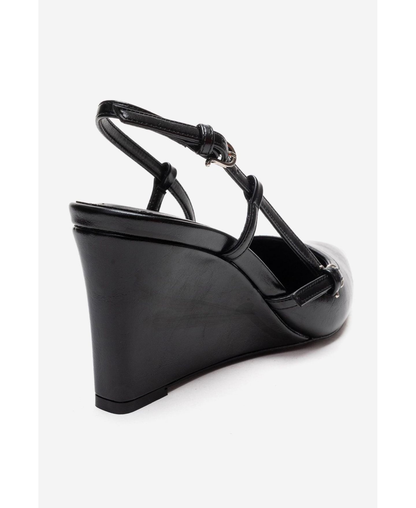 Женские туфли Prologue Shoes Celia Pointed Toe Wedge Pump, цвет: Чёрный — фото 2