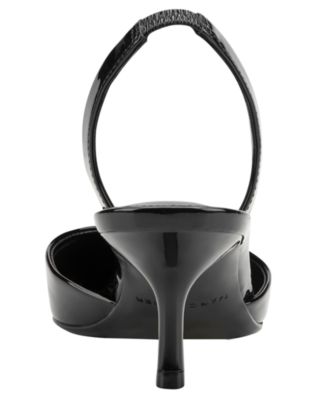 Women's Iced Slingback Kitten Heel Pumps