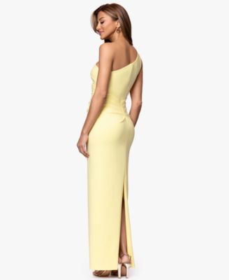Petite One-Shoulder Ball Gown