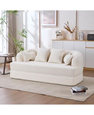 2-in-1 Foldable Sofa Bed, 70 Inch Convertible Sleeper
