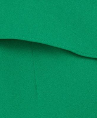 Women's Cascading-Ruffle Crepe Gown