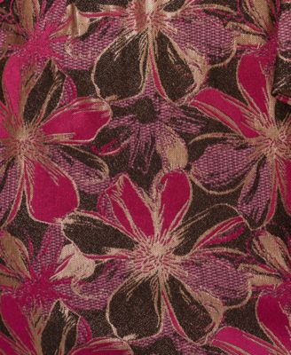 Women's Jacquard Off-The-Shoulder Gown