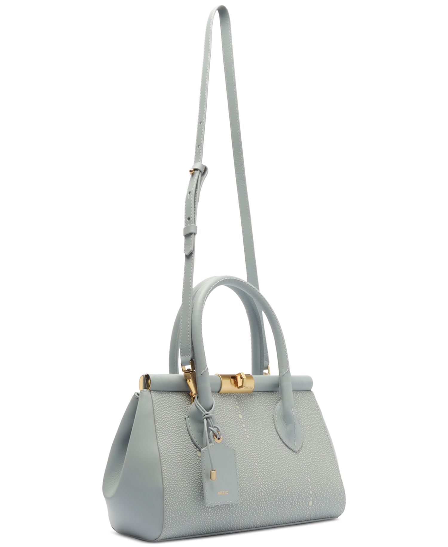 Morgan Small Turn-Lock Tote Handbag