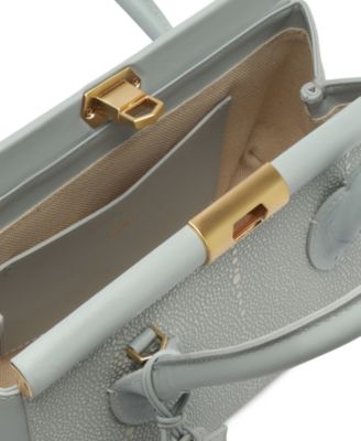 Morgan Small Turn-Lock Tote Handbag