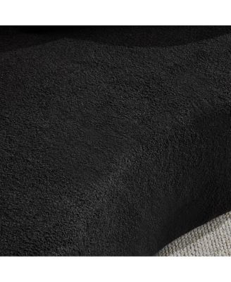  Curved Loveseat Sofa, Teddy Velvet, No-Assembly, 350 lbs Capacity