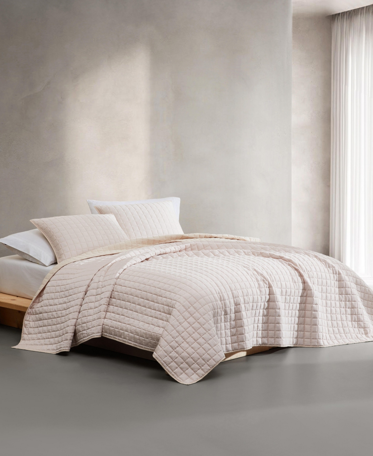 Calvin Klein Signature Solid 3-Pc. Quilt Set