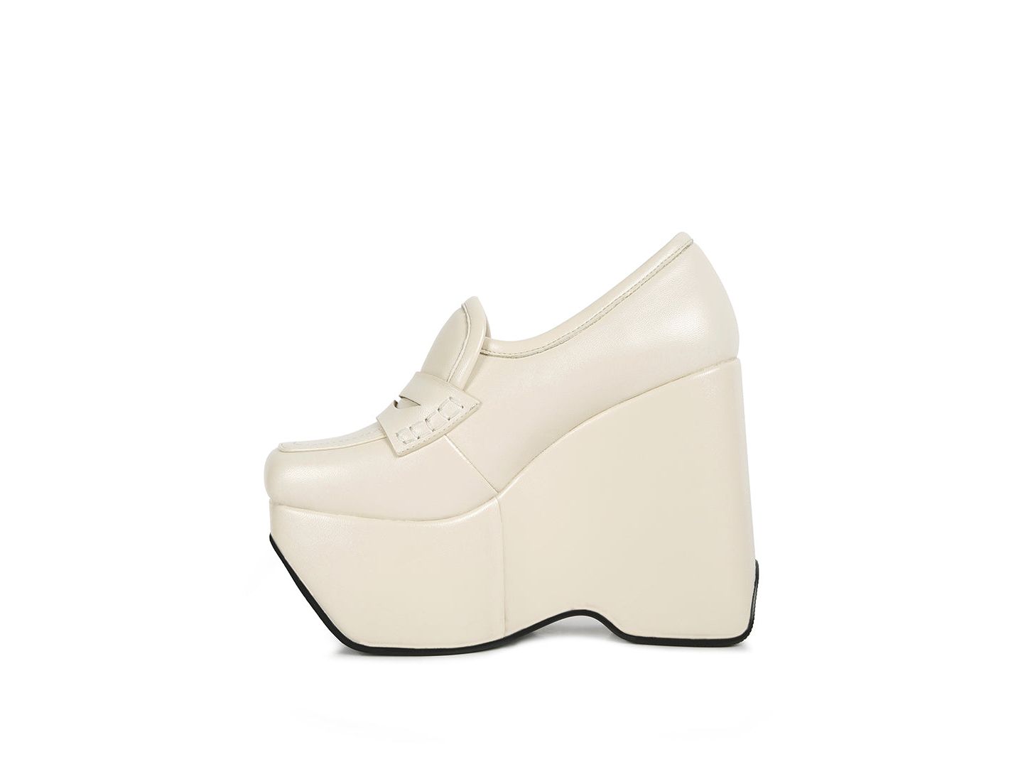 Женские туфли Rag & Co Gilliam High Platform Wedge, цвет: Светлый бежевый — фото 8