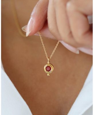 Birthstone Pendant Necklace