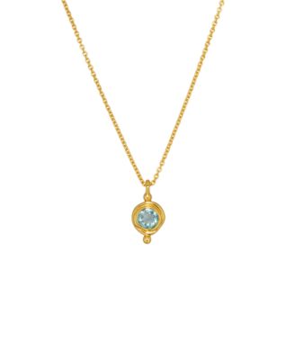 Birthstone Pendant Necklace