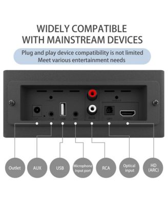 2.1 Channel Bluetooth Soundbar with 30W Subwoofer & RGB Lights