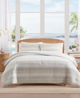 Canal Island Stripe Cotton Comforter Sets